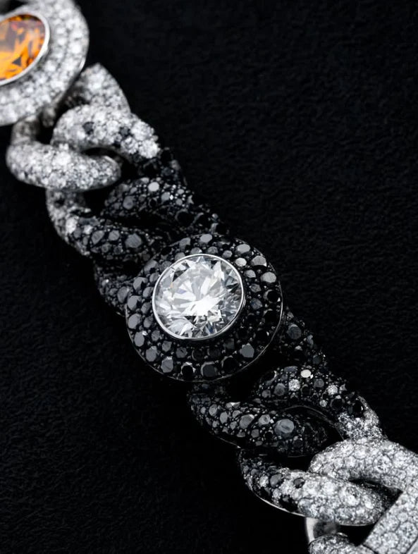 Moissanite VVS Diamond Luxury Custom Name Iced Out Bat Pendant