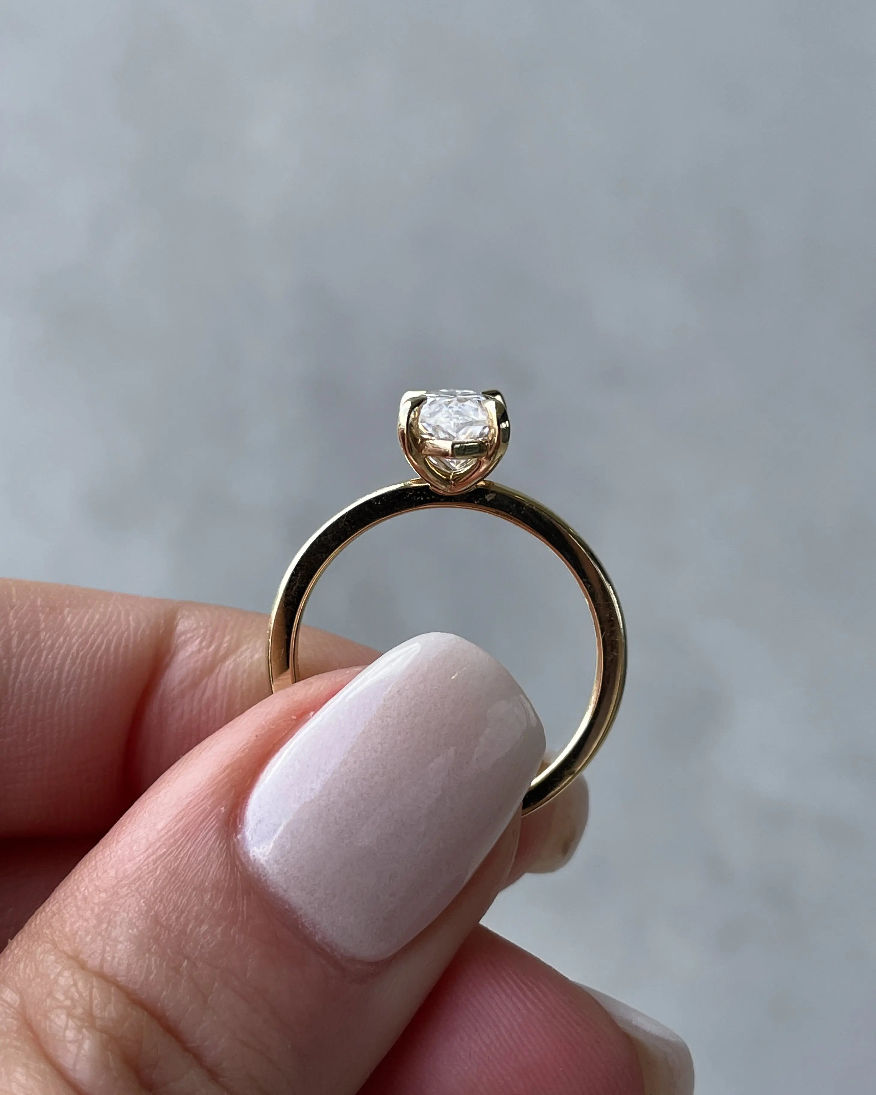 1.50ct Marquise Cut Solitaire D/VVS Lab Grown Diamond Engagement Ring