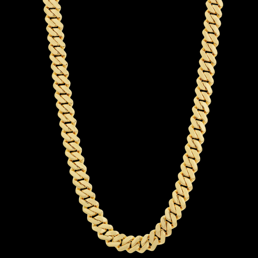 Cuban Link Custom Iced Moissanite VVS Diamond Men's Chain