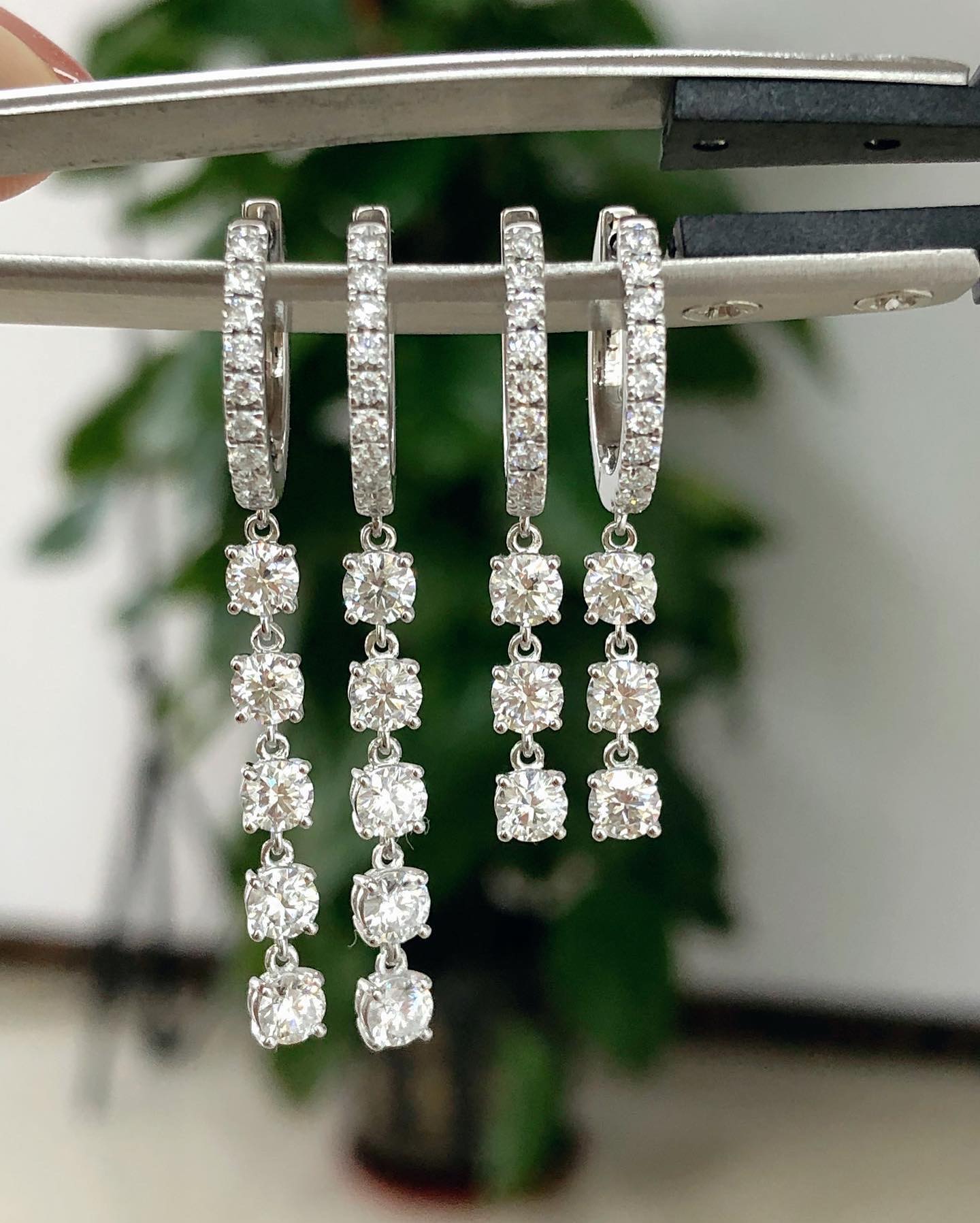 2.50CT Round D-VVS Lab Grown Diamond Earrings