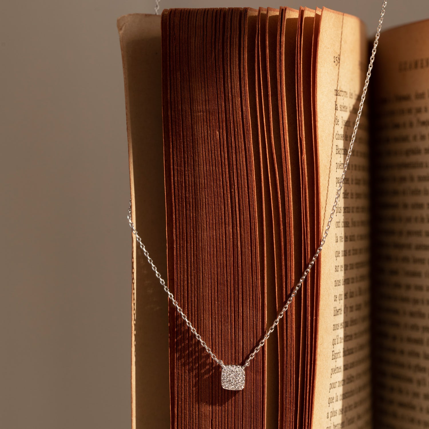 0.20 CTW Round E-VVS Lab Grown Diamond Cushion Halo Women's Necklace