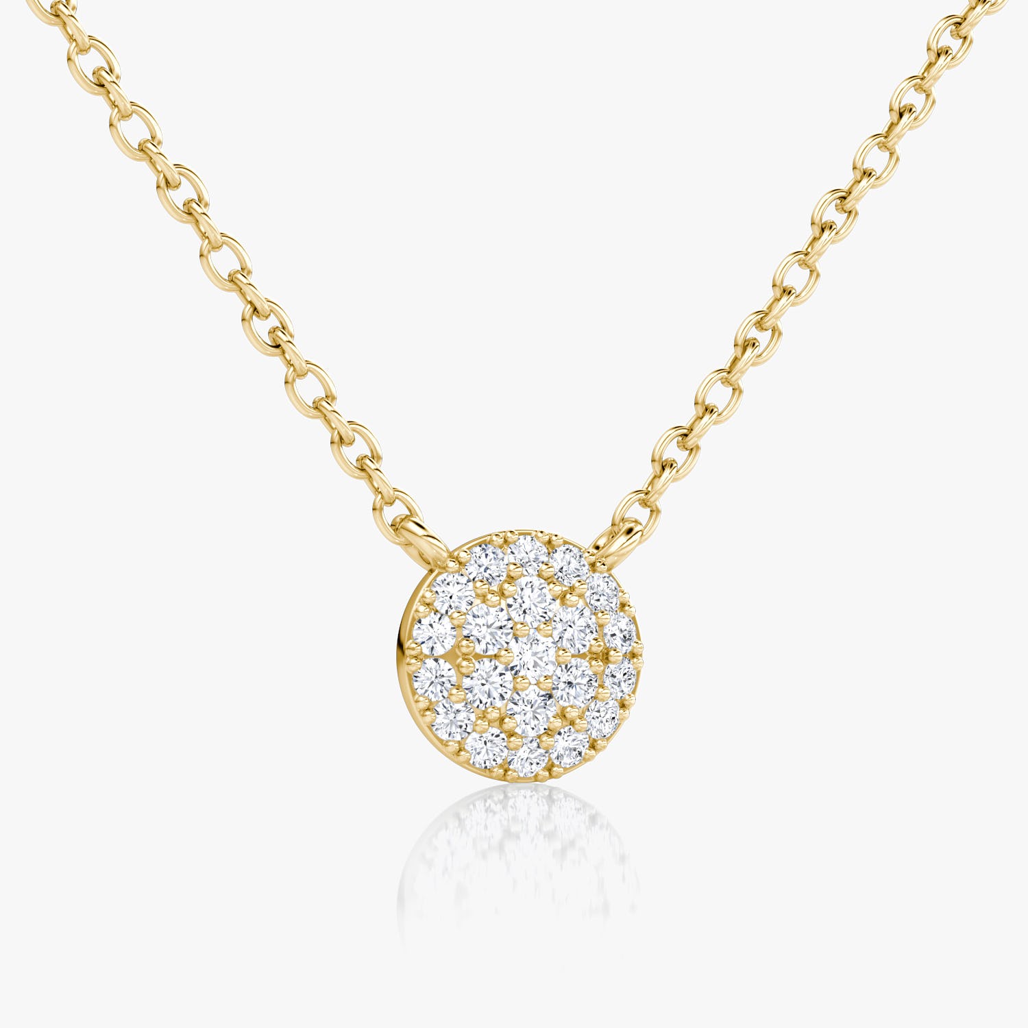 0.10 CTW Round E-VVS Lab Grown Diamond Dainty Cluster Pendant for Women