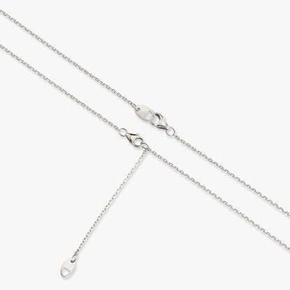 1.0CT Pear Solitaire D-VVS Lab Grown Diamond Dainty Necklace