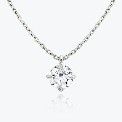 1.0CT Round Solitaire D-VVS Lab Grown Diamond Necklace