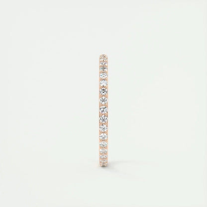 1.5mm Round EF- VVS Lab Grown Diamond Full Eternity Wedding Band