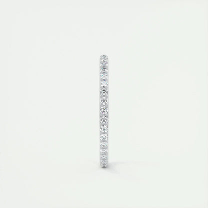 1.5mm Round EF- VVS Lab Grown Diamond Full Eternity Wedding Band