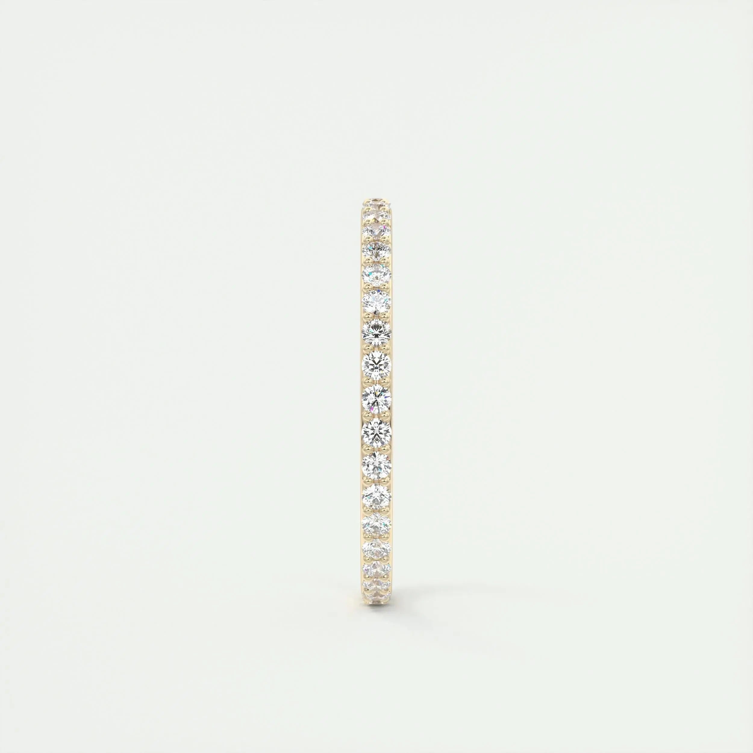 1.5mm Round EF- VVS Lab Grown Diamond Full Eternity Wedding Band