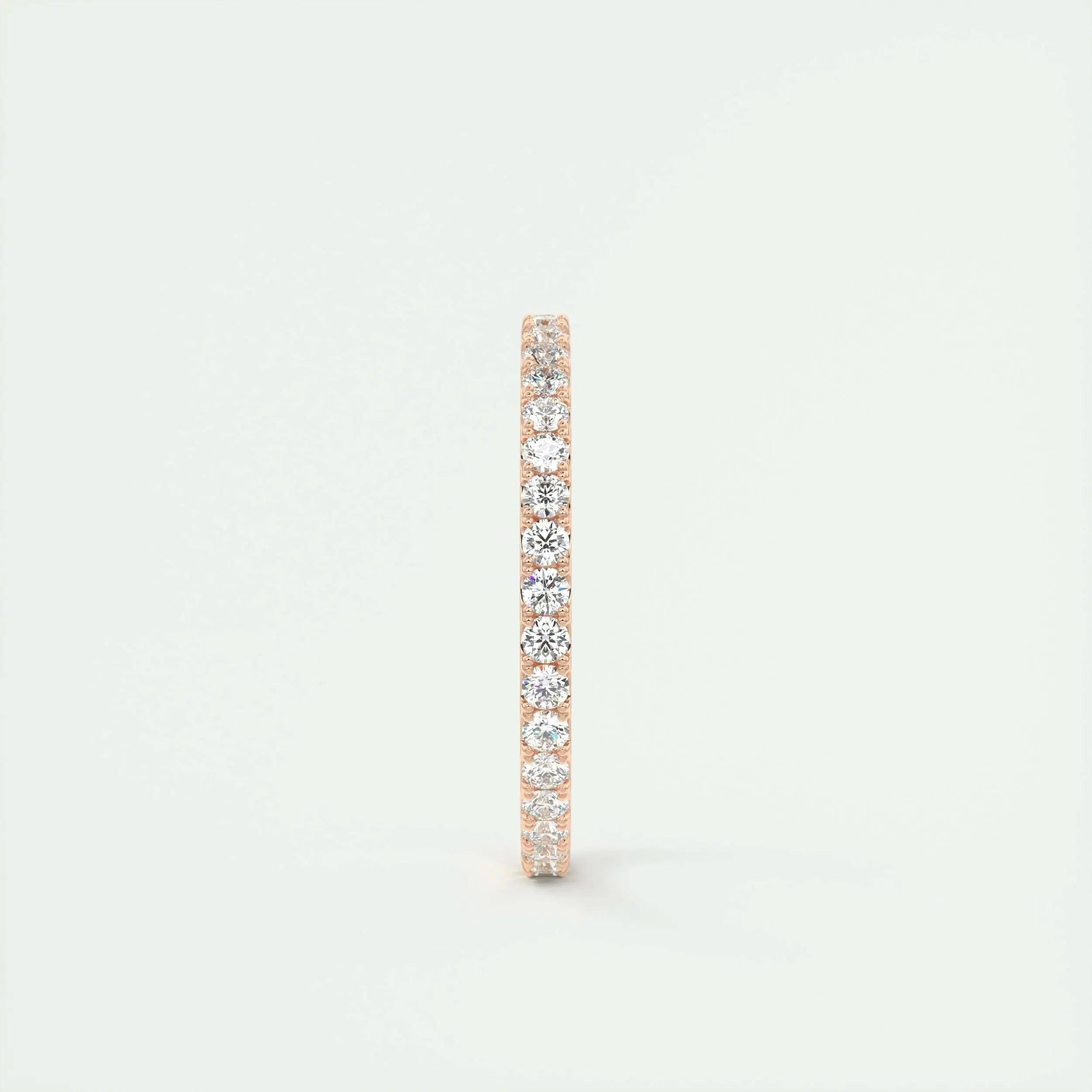 1.8mm Round EF- VVS Lab Grown Diamond Full Eternity Wedding Band
