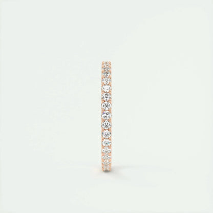 1.8mm Round EF- VVS Lab Grown Diamond Full Eternity Wedding Band