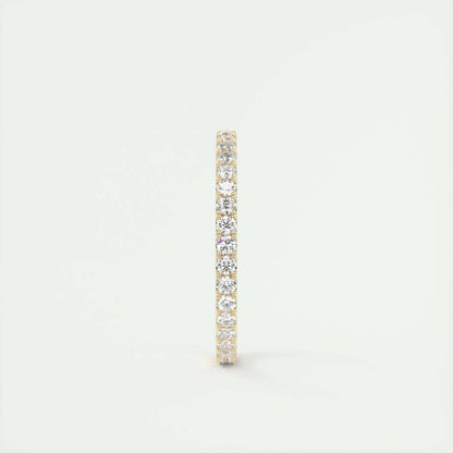 1.8mm Round EF- VVS Lab Grown Diamond Full Eternity Wedding Band