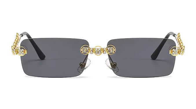 Iced-Out Sunglasses Handmade Setting VVS Moissanite Diamond