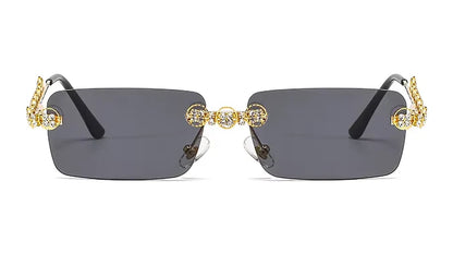 Iced-Out Sunglasses Handmade Setting VVS Moissanite Diamond