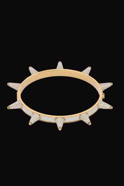 Round Thorn Link Moissanite VVS Diamond Unique Bracelet