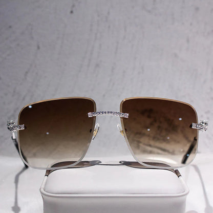 Iced Out Custom Fine VVS Moissanite Diamond Glasses