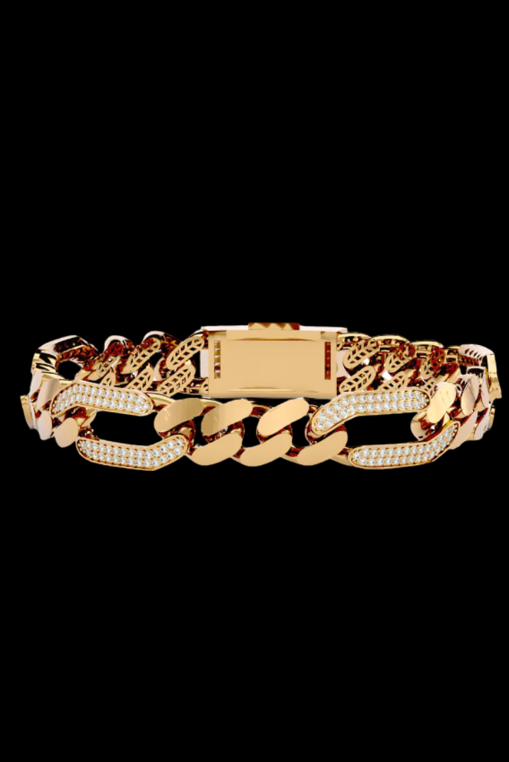 Moissanite VVS Diamond Chain Link Custom Design Bracelet