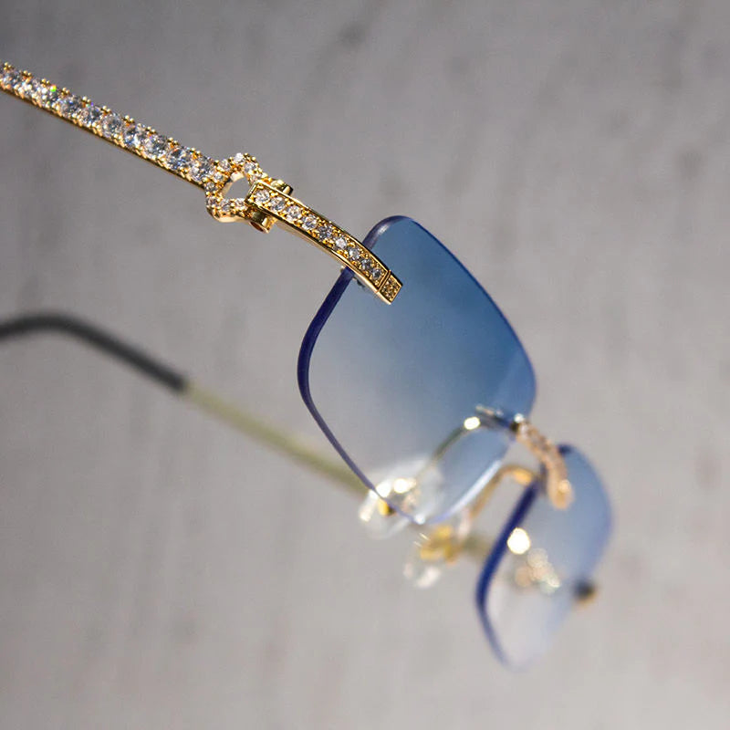 Moissanite Diamond Sunglasses High Quality for Men & Women