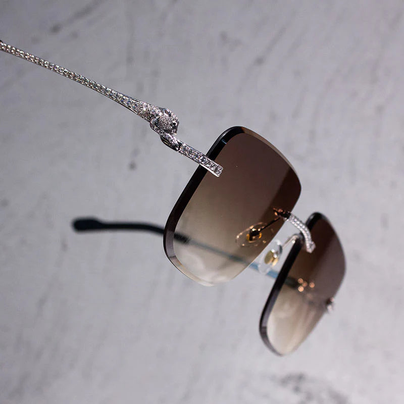 Iced Out Custom Fine VVS Moissanite Diamond Glasses