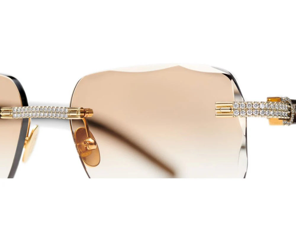 Luxury Sunglasses Fashion with Moissanite Diamonds