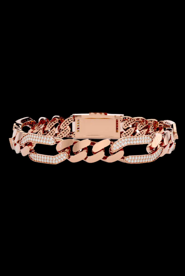 Moissanite VVS Diamond Chain Link Custom Design Bracelet