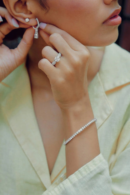 Round 1.5 CT Lab Grown Diamond Solitaire Wedding Ring