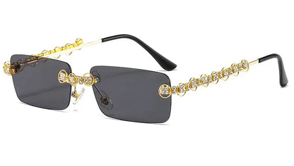 Iced-Out Sunglasses Handmade Setting VVS Moissanite Diamond