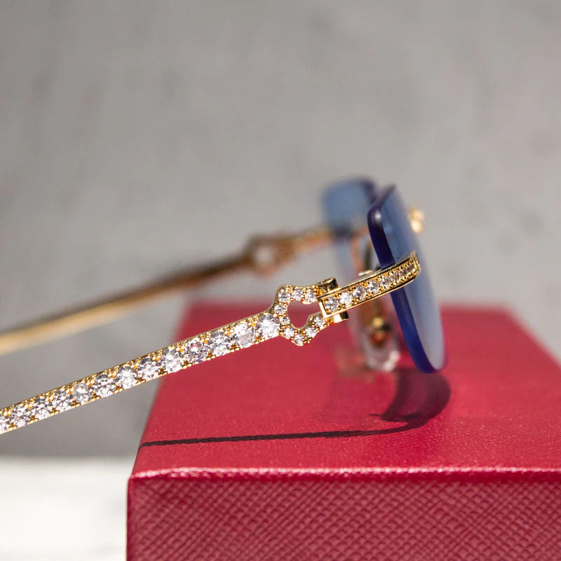 Moissanite Diamond Sunglasses High Quality for Men & Women