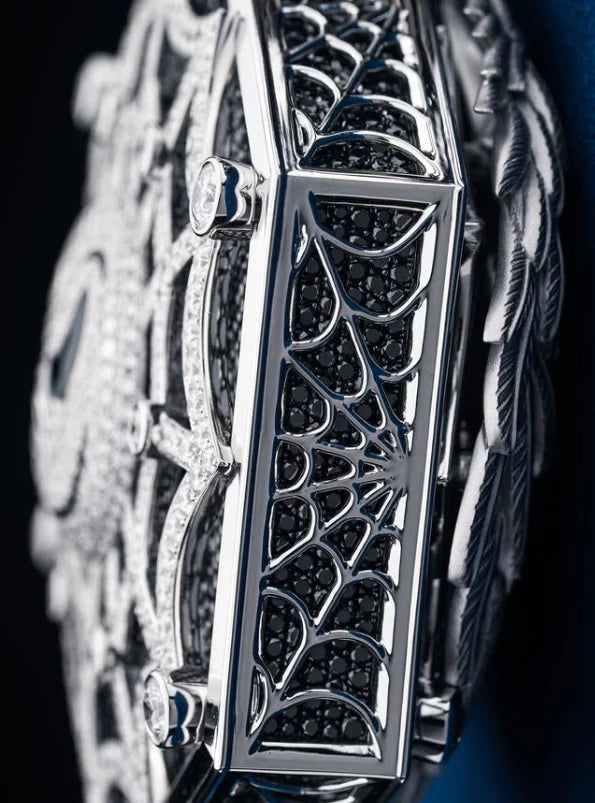 Moissanite VVS Diamonds Sterling Silver Spider Web Custom Pendant