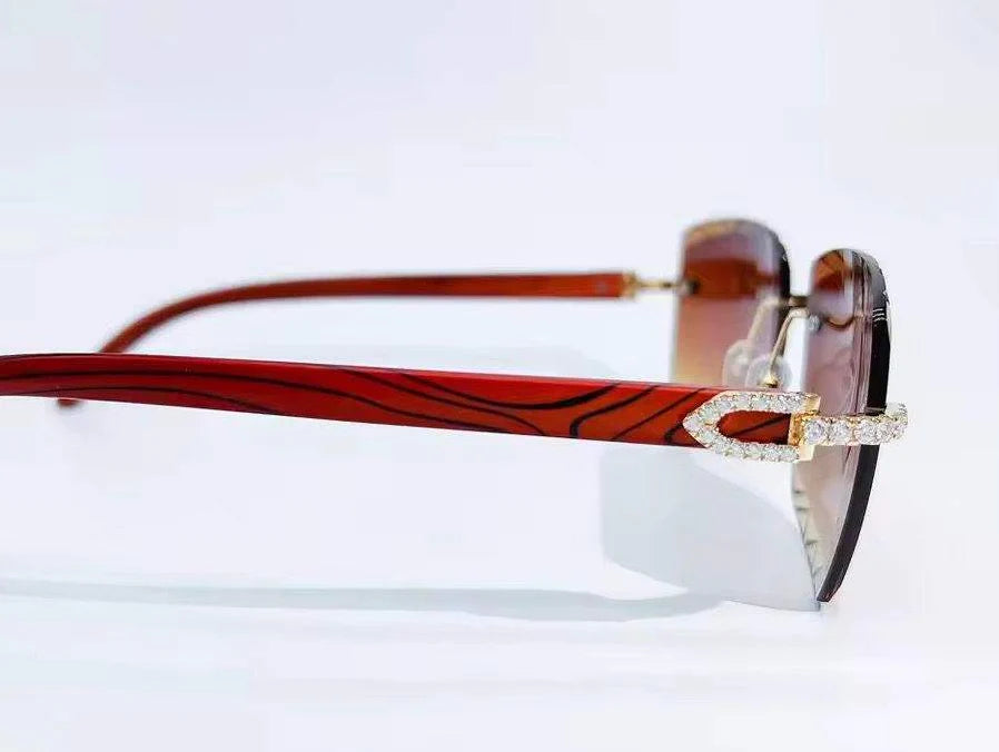Luxurious Moissanite Diamond Sunglasses