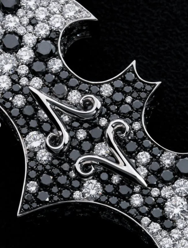 Moissanite VVS Diamond Luxury Custom Name Iced Out Bat Pendant