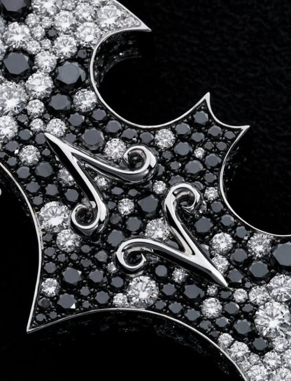 Moissanite VVS Diamond Luxury Custom Name Iced Out Bat Pendant