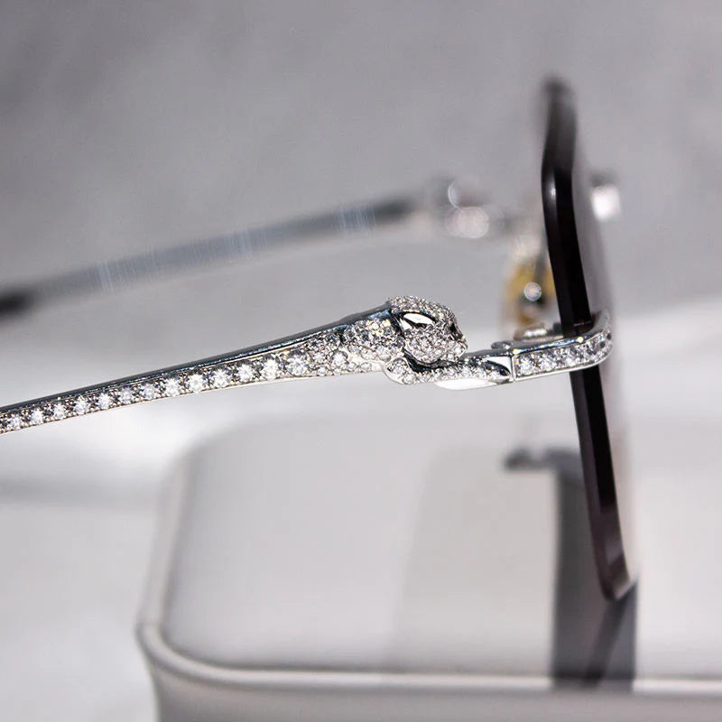 Iced Out Custom Fine VVS Moissanite Diamond Glasses