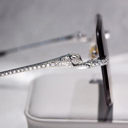 Iced Out Custom Fine VVS Moissanite Diamond Glasses