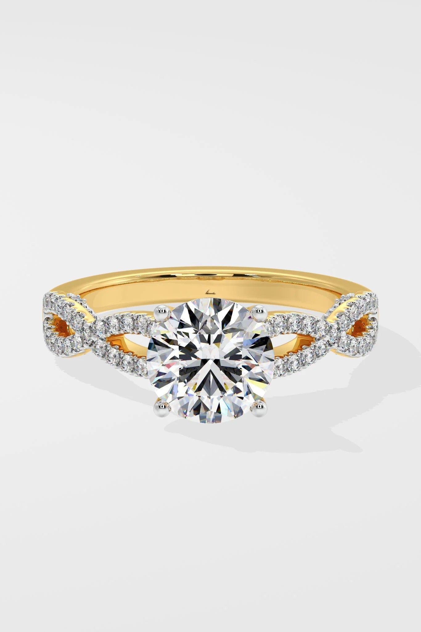 Round 1.5 CT Lab Grown Diamond Eternity Band Solitaire Daily Wear Ring