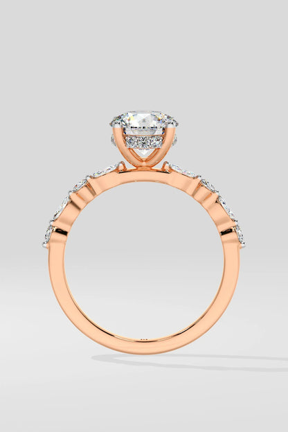 1.5CT ROUND LAB GROWN DIAMOND 4 PRONGE SET  SOLITAIRE WEDDING RING