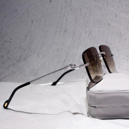Iced Out Custom Fine VVS Moissanite Diamond Glasses