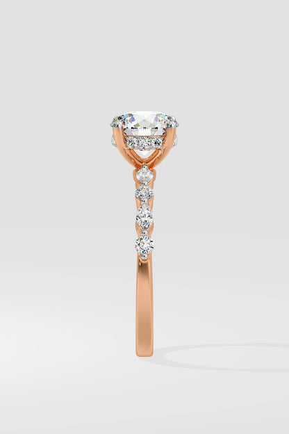 1.5CT ROUND LAB GROWN DIAMOND 4 PRONGE SET  SOLITAIRE WEDDING RING