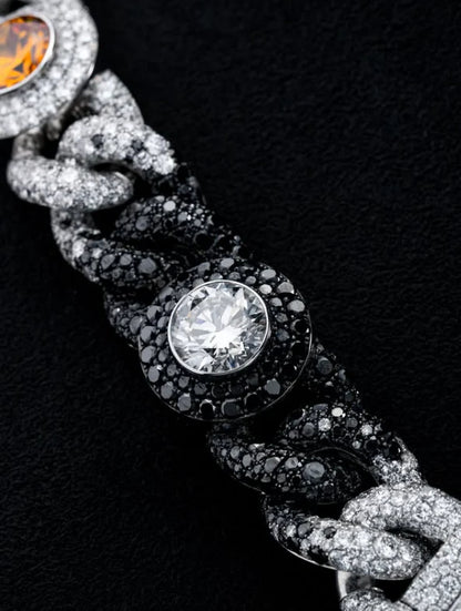Moissanite VVS Diamond Luxury Custom Name Iced Out Bat Pendant