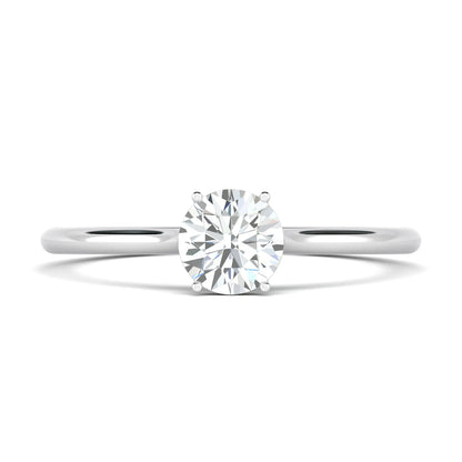 1.00 ct Round D- VVS Lab Grown Diamond Solitaire Engagement Ring