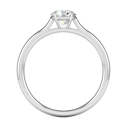 1.00 ct Round D- VVS Lab Grown Diamond Solitaire Engagement Ring