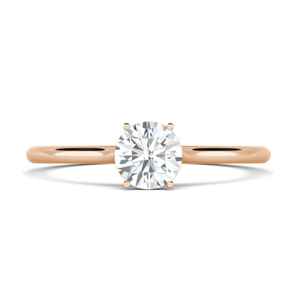 1.00 ct Round D- VVS Lab Grown Diamond Solitaire Engagement Ring