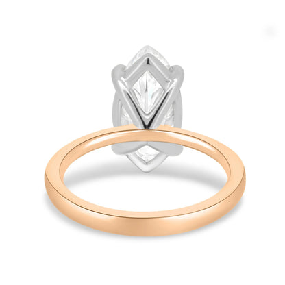 1.50ct Marquise Cut Solitaire D/VVS Lab Grown Diamond Engagement Ring