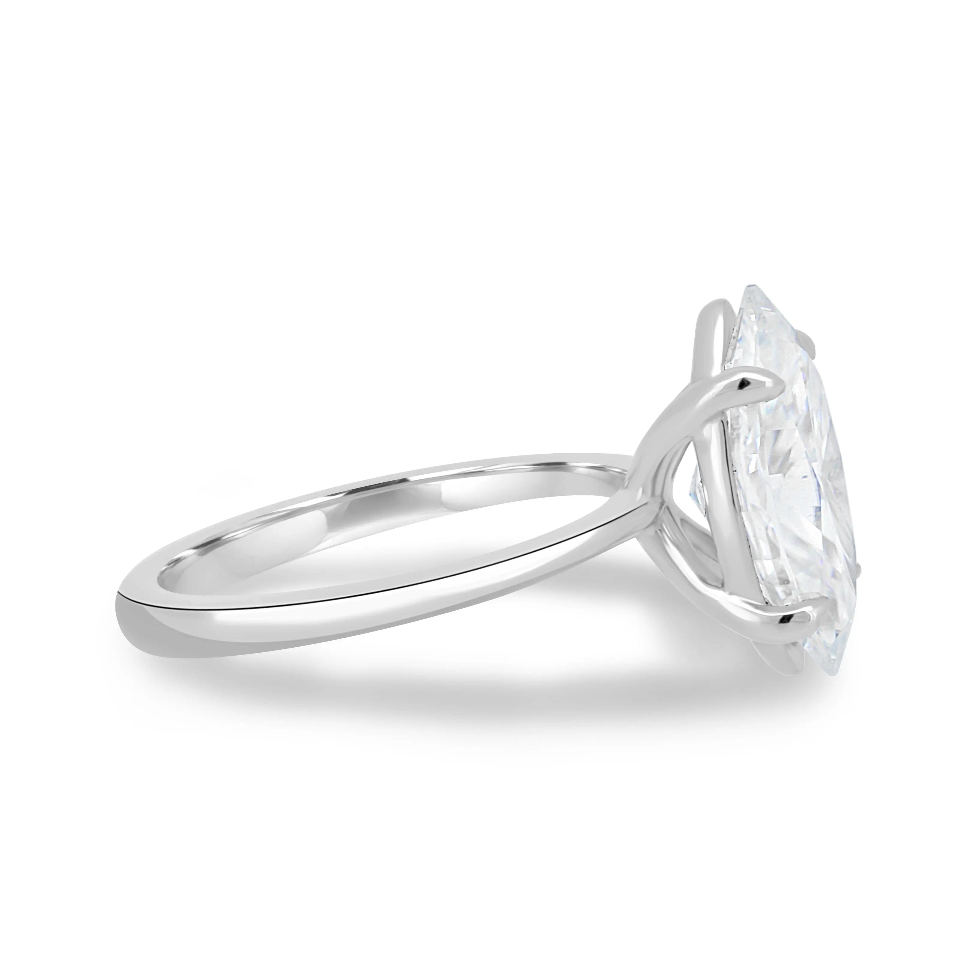 1.50ct Marquise Cut Solitaire D/VVS Lab Grown Diamond Engagement Ring