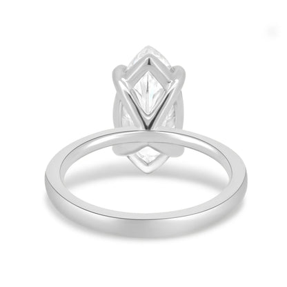 1.50ct Marquise Cut Solitaire D/VVS Lab Grown Diamond Engagement Ring