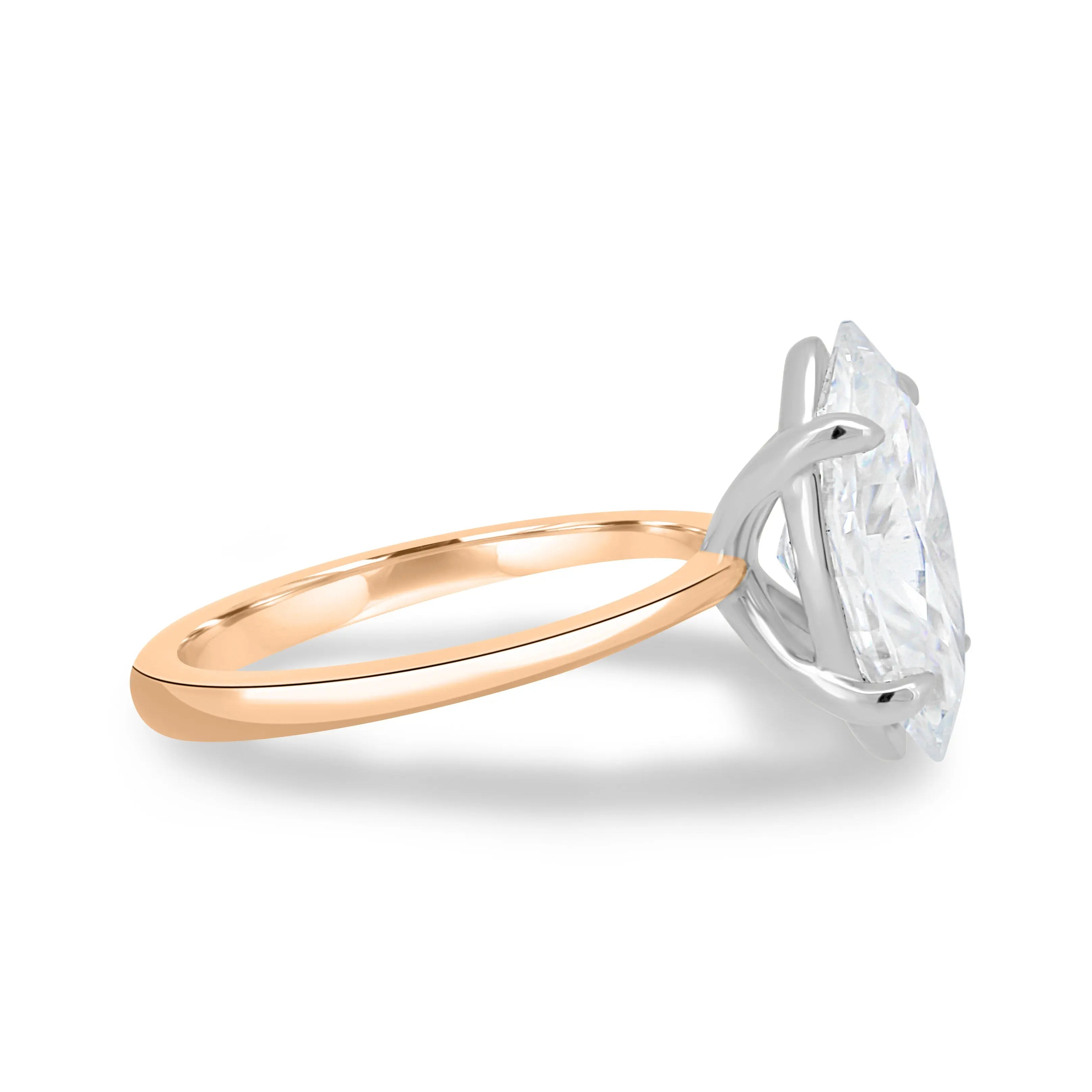 1.50ct Marquise Cut Solitaire D/VVS Lab Grown Diamond Engagement Ring