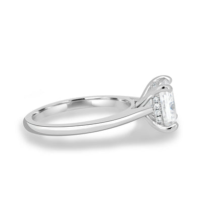 1.50ct Princess Hidden Halo D-VVS1 Lab Grown Diamond Engagement Ring