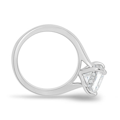 1.50ct Princess Hidden Halo D-VVS1 Lab Grown Diamond Engagement Ring