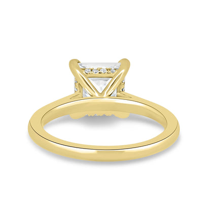 1.50ct Princess Hidden Halo D-VVS1 Lab Grown Diamond Engagement Ring