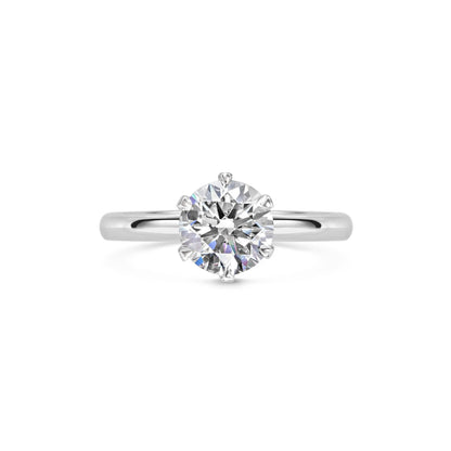 1.5ct Round F- VS1 Lab Grown Diamond Solitaire Engagement Ring