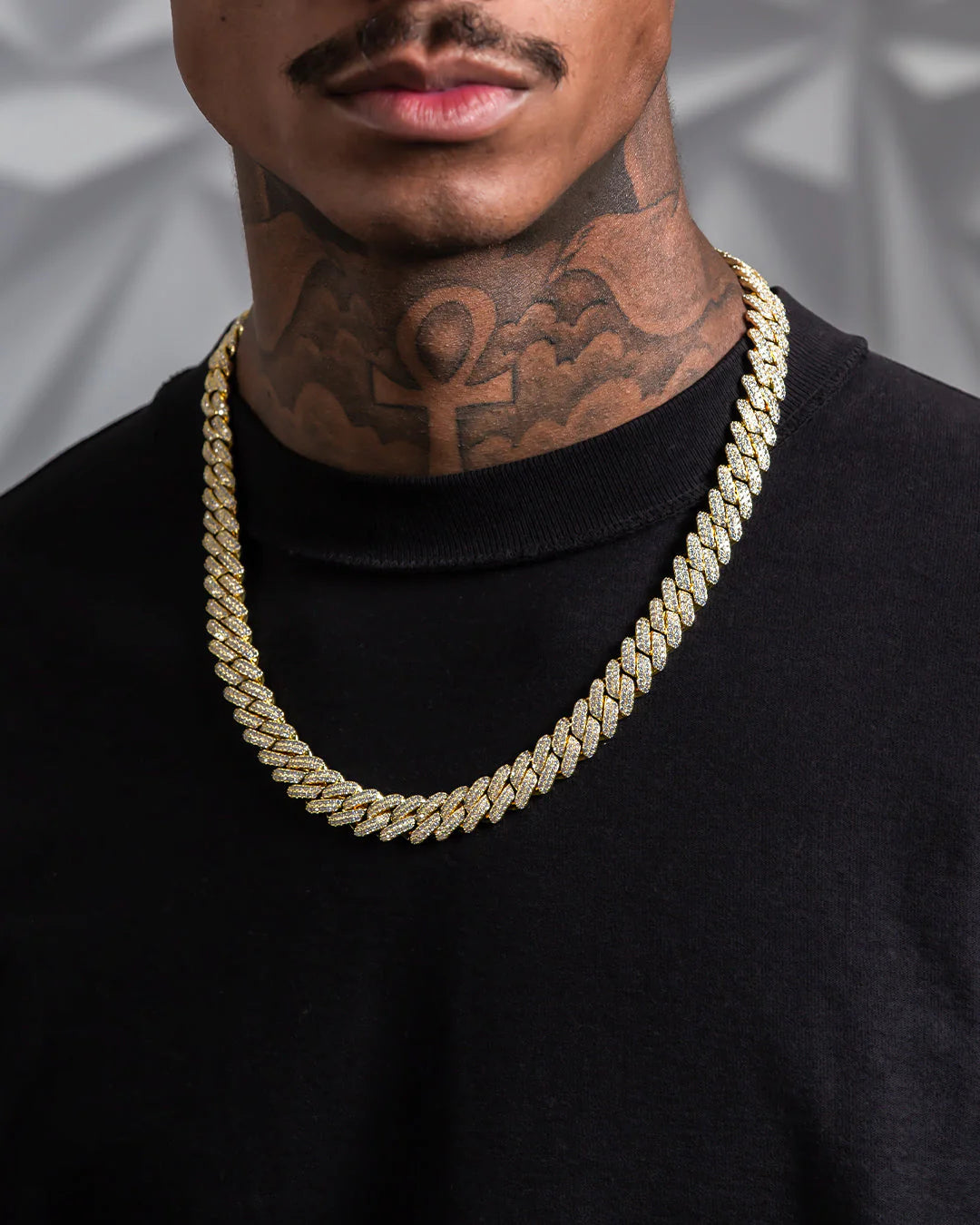 Cuban Link Custom Iced Moissanite VVS Diamond Men's Chain