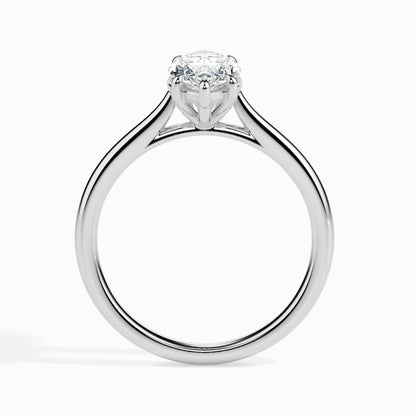 1.0 ct Marquise Shaped D- VVS Lab Grown Diamond Solitaire Engagement Ring